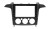 Рамка магнитолы 9.0" (цв.Черный) для FORD S-Max 2006-2015 Кондиционер