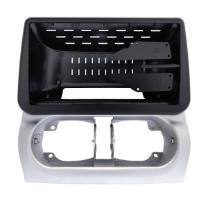 Рамка магнитолы 9.0" (цв.Черный и Серебристый) для OPEL Combo 2001-2011; Corsa 2000-2006; Tigra 2004-2009