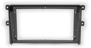 Рамка магнитолы 9.0" (цв.Глянцевый Черный) для TOYOTA Highlander 2020+; Kluger 2021+