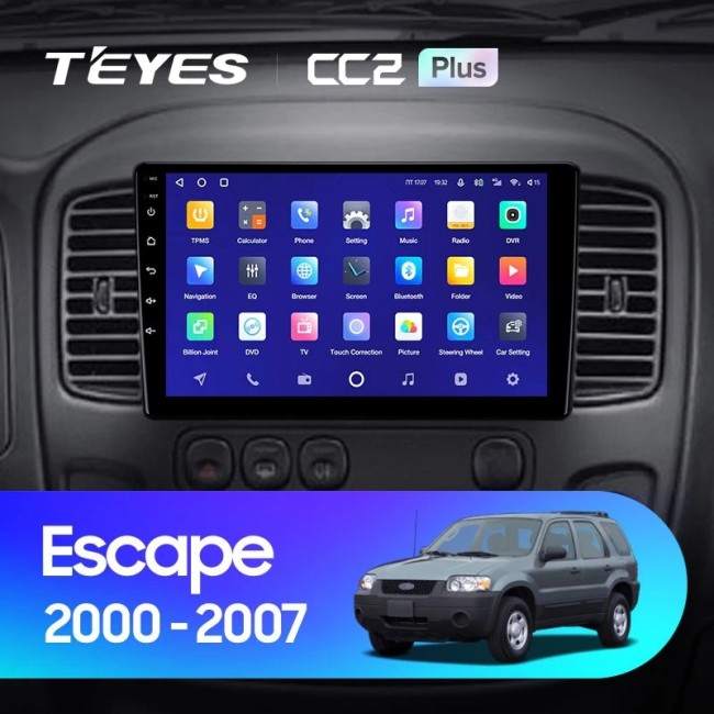 Штатная магнитола Teyes CC2L Plus 1/16 Ford Escape (2000-2007)