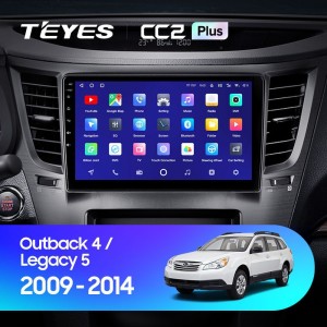 Штатная магнитола Teyes CC2 Plus 4/64 Subaru Outback 4 (2009-2014)