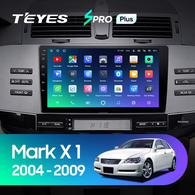 Штатная магнитола Teyes SPRO Plus 3/32 Toyota Mark X 1 X120 (2004-2009)