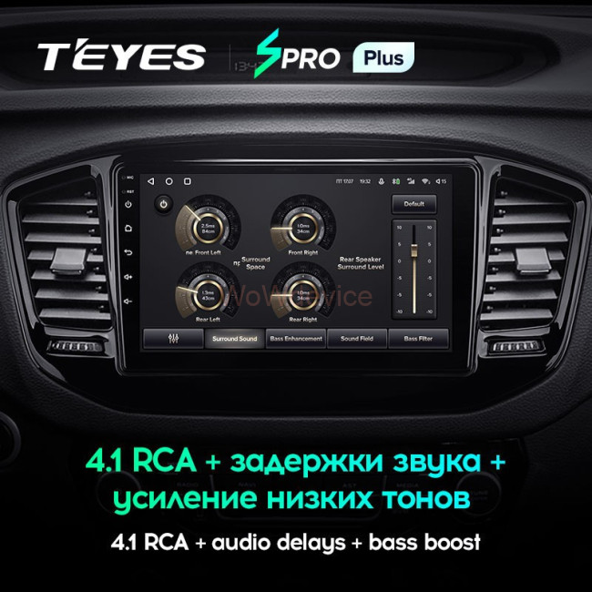 Штатная магнитола Teyes SPRO Plus 4/64 Geely Emgrand X7 (2014-2020)