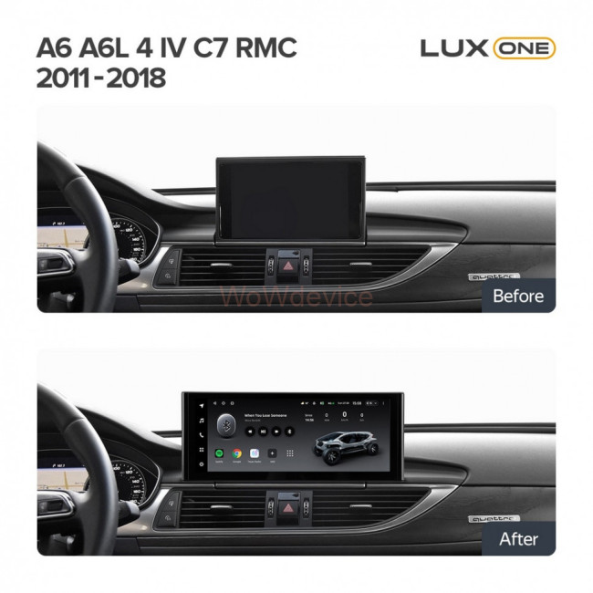 Штатная магнитола Teyes LUX ONE Audi A6 A6L C7 (RMC) (2011-2018) Штатная магнитола Teyes LUX ONE Audi A6 A6L C7 (RMC) (2011-2018)