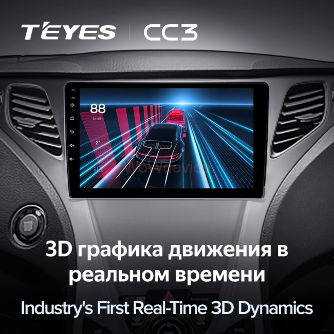 Штатная магнитола Teyes CC3L 4/32 Hyundai Azera 2 (2011-2014)