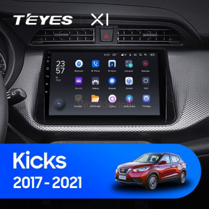 Штатная магнитола Teyes X1 4G 2/32 Nissan Kicks P15 (2017-2021)