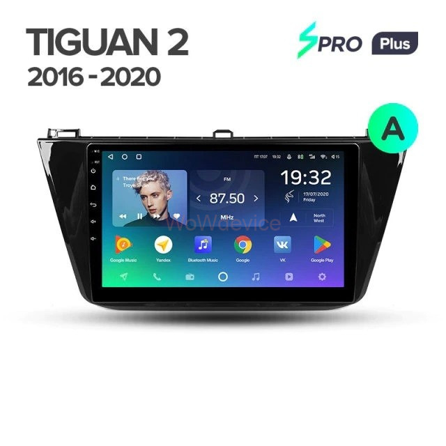 Штатная магнитола Teyes SPRO Plus 4/64 Volkswagen Tiguan 2 (2016-2018) Тип-B