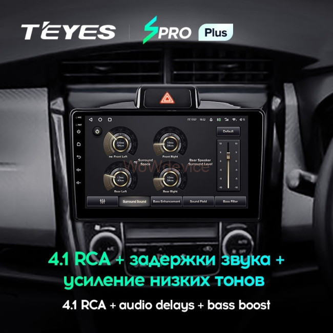 Штатная магнитола Teyes SPRO Plus 4/32 Toyota Corolla Fielder 3 E160 (2012-2021)