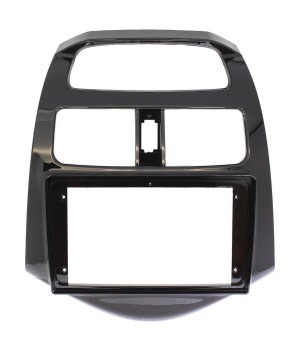 Рамка магнитолы 9.0" (цв.Глянцевый Черный) для CHEVROLET Spark (M300) 2013-2015 / HOLDEN Barina Spark (MJ) 2012-2016