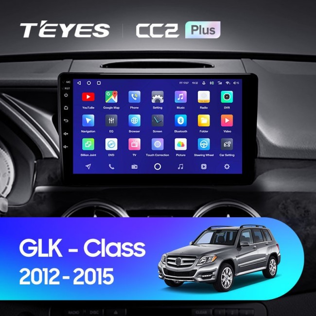 Штатная магнитола Teyes CC2L Plus 2/32 Mercedes-Benz GLK-Class X204 (2012-2015)