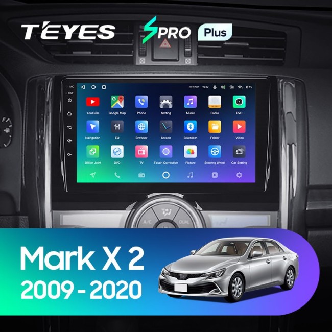 Штатная магнитола Teyes SPRO Plus 3/32 Toyota Mark X 2 X130 (2009-2020)
