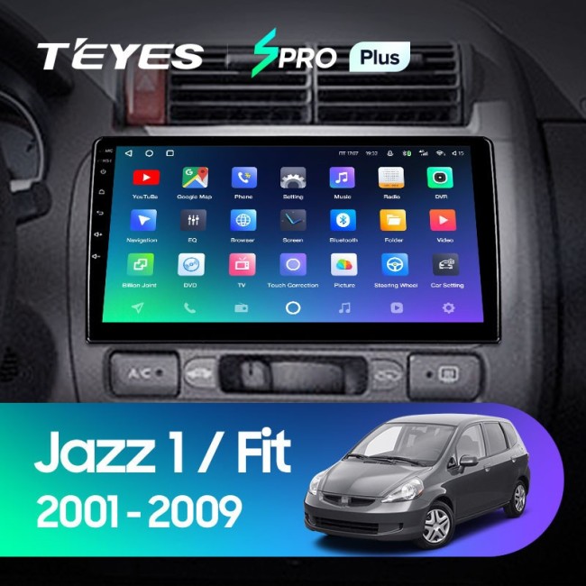 Штатная магнитола Teyes SPRO Plus 6/128 Honda Jazz 1 (2001-2009)