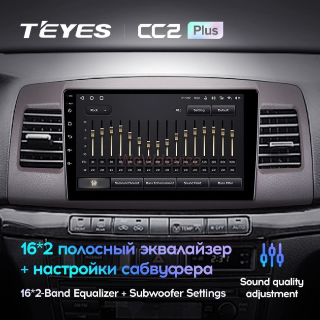 Штатная магнитола Teyes CC2L Plus 2/32 Toyota Mark II 9 X110 (2000-2007) F2