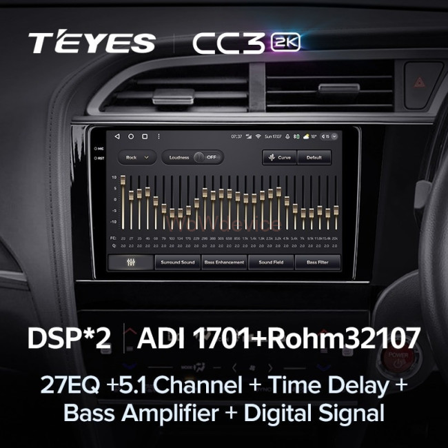 Штатная магнитола Teyes CC3 2K 4/64 Honda Shuttle 2 (2015-2020) Правый руль