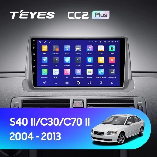 Штатная магнитола Teyes CC2L Plus 1/16 Volvo C30 (2006-2013)