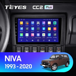 Штатная магнитола Teyes CC2L Plus 1/16 LADA Niva (1993-2020)
