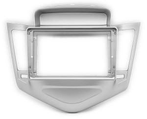 Рамка магнитолы 9.0" (цв.Серебро) для CHEVROLET Cruze 2009-2017