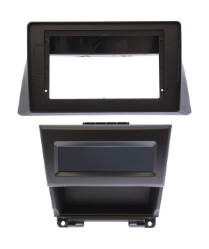 Рамка магнитолы 9.0" (цв.Черный) для HONDA Accord 2002-2007 Верхнее крепление