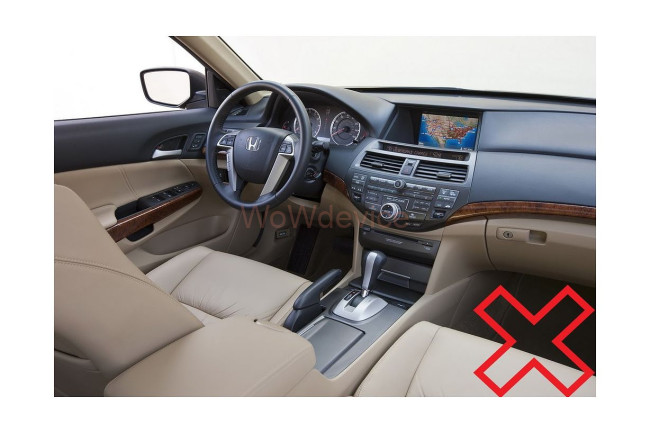 Рамка магнитолы 9.0" (цв.Черный) для HONDA Accord 2002-2007 Верхнее крепление Рамка магнитолы 9.0" (цв.Черный) для HONDA Accord 2002-2007 Верхнее крепление