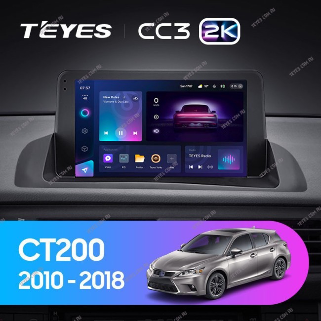 Штатная магнитола Teyes CC3 2K 3/32 Lexus CT CT200 CT200h (2010-2018)