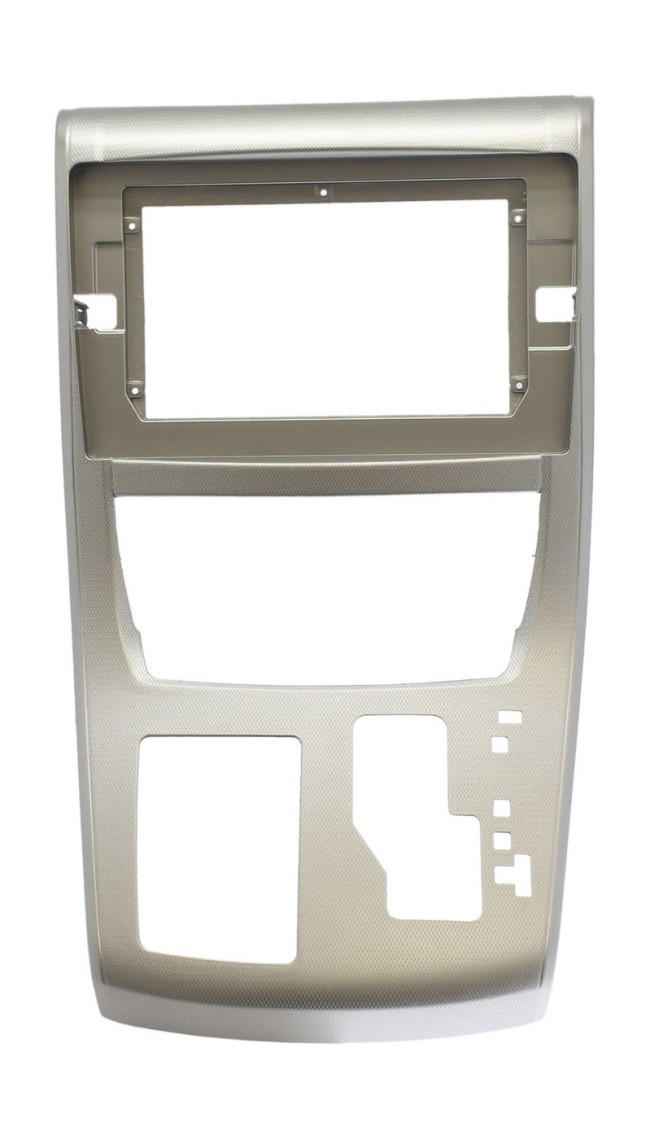 Рамка магнитолы 10.2" (цв.Серебро) для TOYOTA Alphard, Vellfire 2008-2015 Правый руль