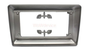 Рамка магнитолы 10.2" (цв.Серый) для TOYOTA Porte 2004-2012 Правый руль