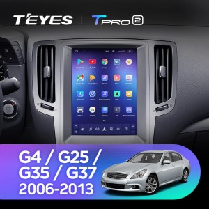 Штатная магнитола Tesla style Teyes TPRO 2 4/64 Infiniti G4 G25 G35 G37 2006-2013