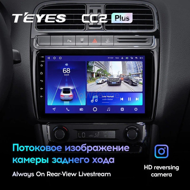 Штатная магнитола Teyes CC2 Plus 3/32 Volkswagen Polo (2009-2016)