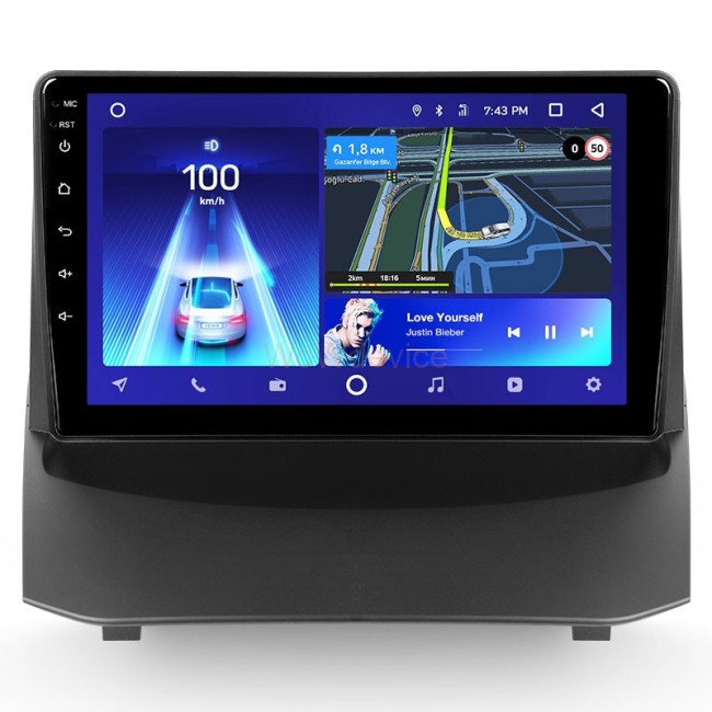 Установочный комплект Teyes для Ford Fiesta Mk 6 (2009-2018) F1 Тип-B