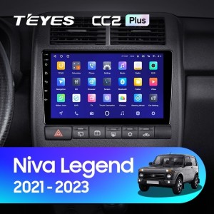 Штатная магнитола Teyes CC2L Plus 1/16 LADA Niva Legend (2021-2023)