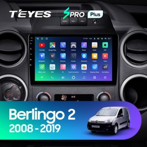 Штатная магнитола Teyes SPRO Plus 3/32 Citroen Berlingo 2 B9 (2008-2019)