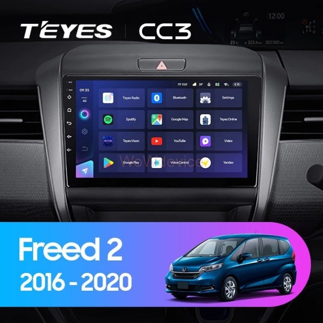 Штатная магнитола Teyes CC3L 4/32 Honda Freed 2 (2016-2020) Штатная магнитола Teyes CC3L 4/32 Honda Freed 2 (2016-2020)