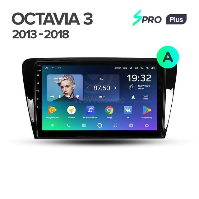 Штатная магнитола Teyes SPRO Plus 4/64 Skoda Octavia 3 A7 (2013-2018) Тип-A Штатная магнитола Teyes SPRO Plus 4/64 Skoda Octavia 3 A7 (2013-2018) Тип-A