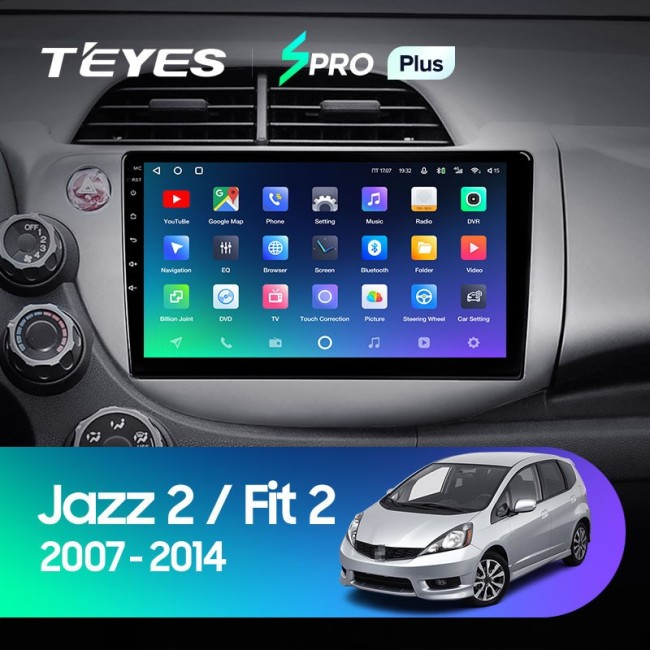 Штатная магнитола Teyes SPRO Plus 6/128 Honda Jazz 2 (2007-2014)