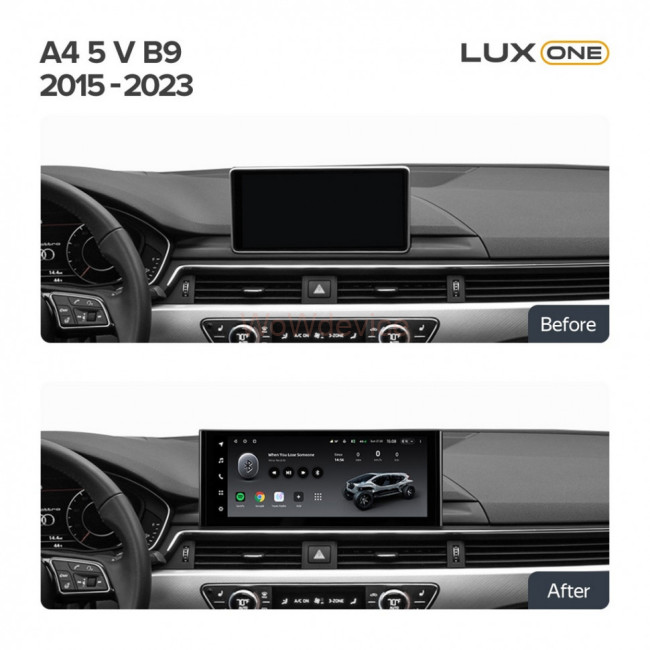 Штатная магнитола Teyes LUX ONE Audi A4 B9 (2015-2023) Штатная магнитола Teyes LUX ONE Audi A4 B9 (2015-2023)