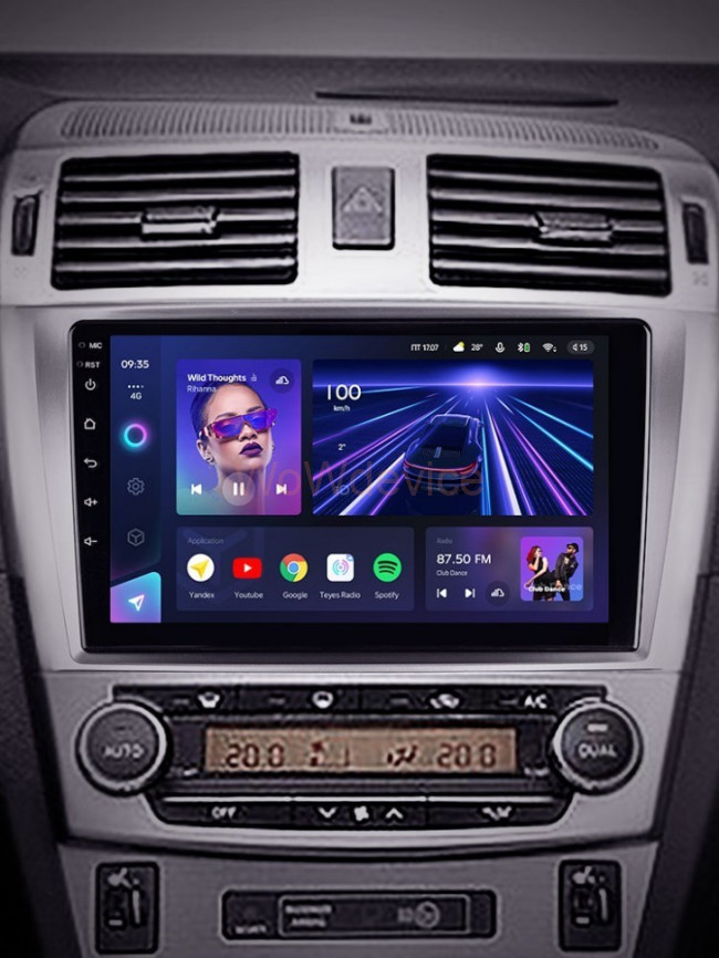 Штатная магнитола Teyes CC3 360 6/128 Toyota Avensis 3 (2008-2015)