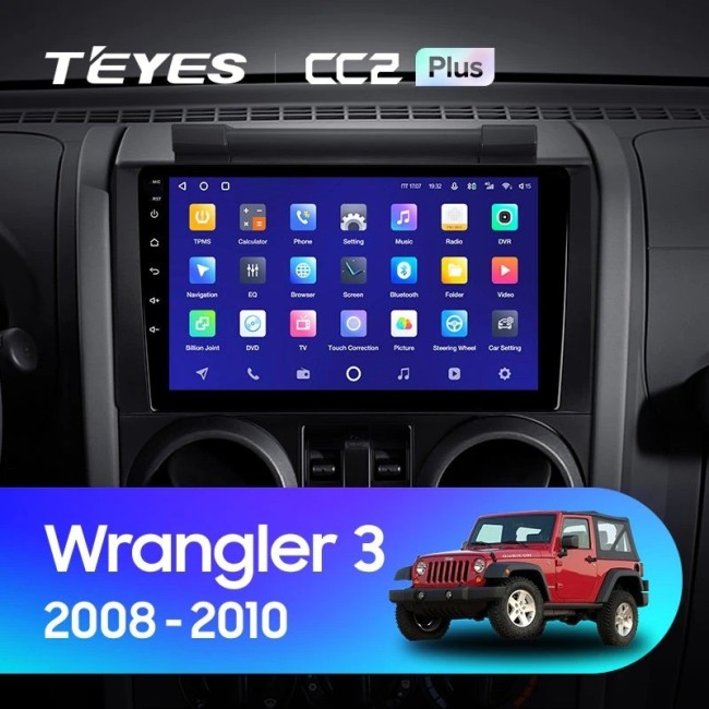 Штатная магнитола Teyes CC2L Plus 2/32 Jeep Wrangler 3 JK (2008-2010) F1