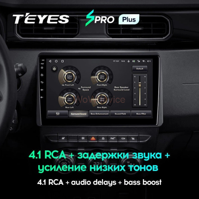 Штатная магнитола Teyes SPRO Plus 4/64 Renault Duster HM 2 (2020-2021) F2