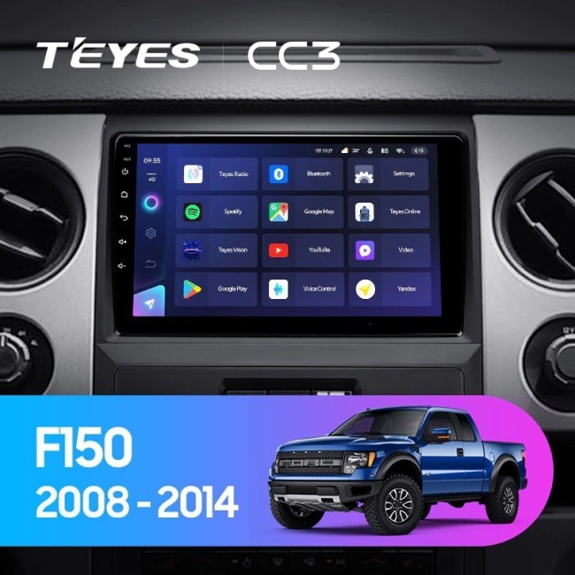 Штатная магнитола Teyes CC3 360 6/128 Ford F150 P415 Raptor (2008-2014) F2