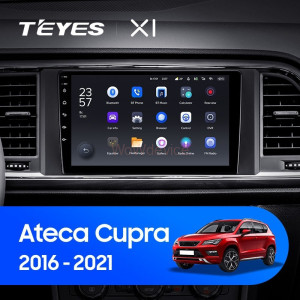 Штатная магнитола Teyes X1 4G 2/32 Seat Ateca Cupra (2016-2021)