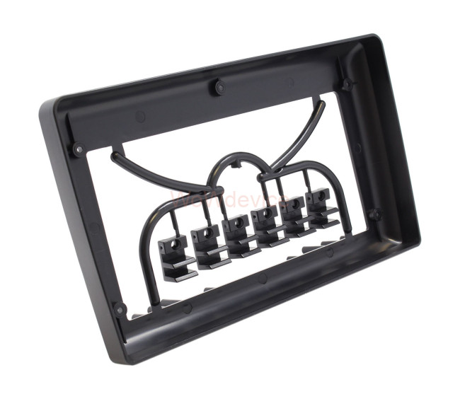 Универсальная рамка для установки ГУ 9" в размер 2DIN [1din]