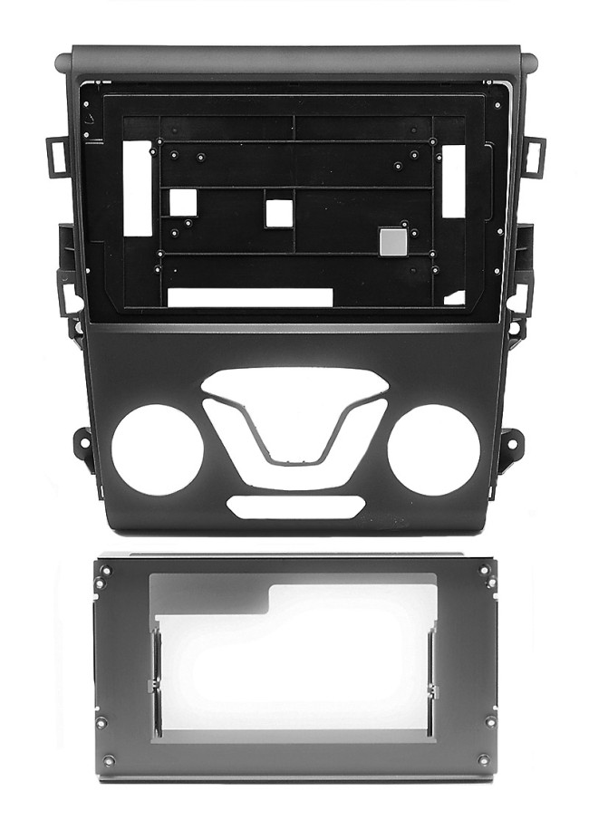 Рамка магнитолы 9.0" (цв.Черный) для FORD Mondeo 2013+