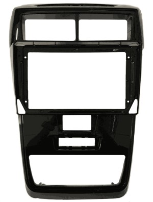 Рамка магнитолы 9.0" (цв.Глянцевый Черный) для TOYOTA Avanza 2019+