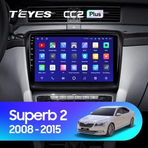 Штатная магнитола Teyes CC2 Plus 3/32 Skoda Superb (2008-2013)