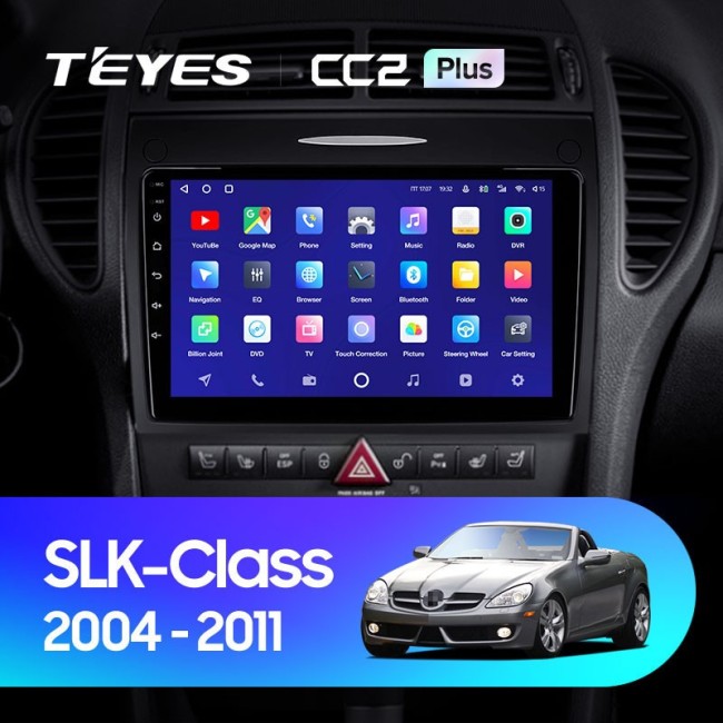 Штатная магнитола Teyes CC2 Plus 4/64 Mercedes-Benz SLK-Class R171 (2004-2011)