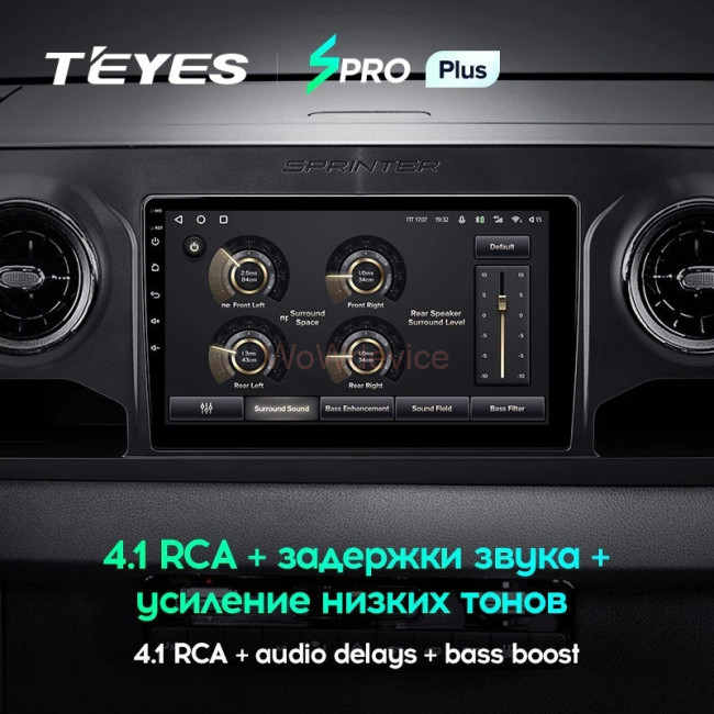 Штатная магнитола Teyes SPRO Plus 6/128 Mercedes-Benz Sprinter (2018-2022) Штатная магнитола Teyes SPRO Plus 6/128 Mercedes-Benz Sprinter (2018-2022)