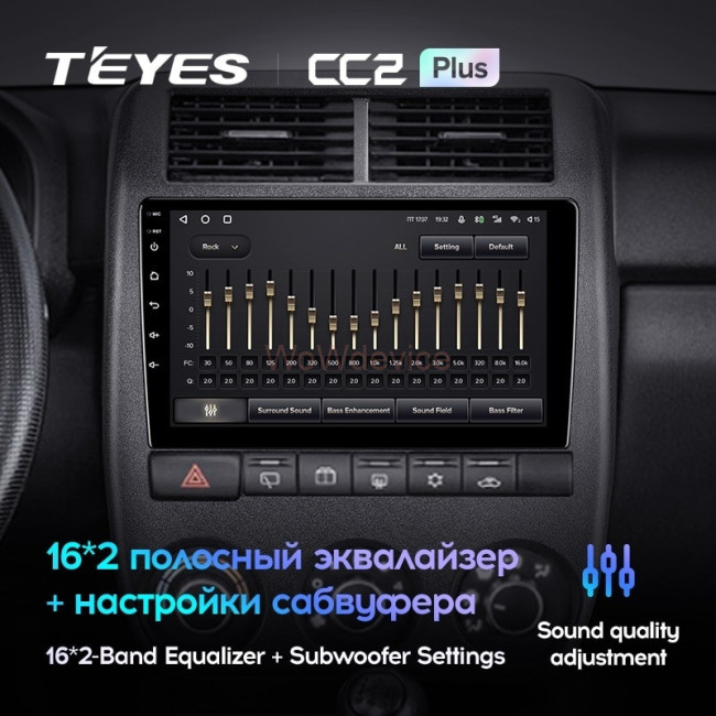 Штатная магнитола Teyes CC2L Plus 2/32 LADA Niva Legend (2021-2023)
