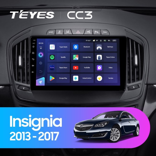 Штатная магнитола Teyes CC3 3/32 Opel Insignia (2013-2017)