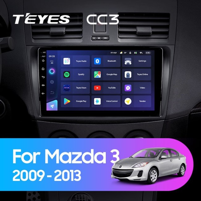 Штатная магнитола Teyes CC3 4/64 Mazda 3 2 (2009-2013)