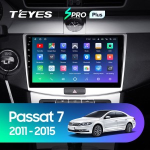 Штатная магнитола Teyes SPRO Plus 4/64 Volkswagen Passat 7 B7 (2010-2015)